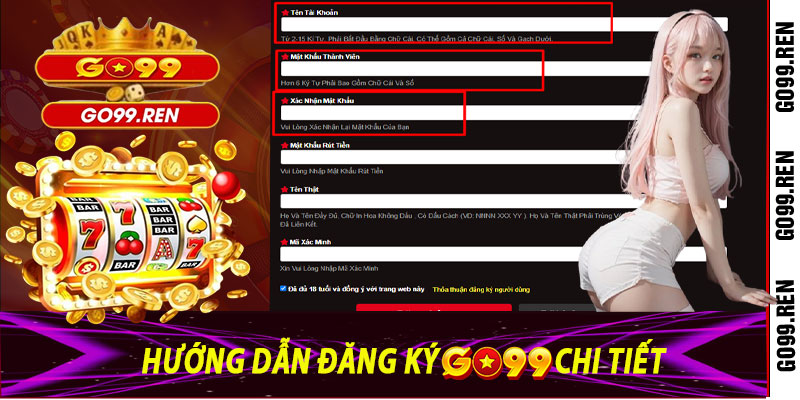 Hướng Dẫn Đăng Ký Go99 Chi Tiết
